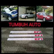 TOYOTA MERAH TWINCAM 16 EFI Red Striping Sticker Corolla Starlet Great Soluna all new GTTOYOTA