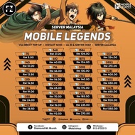 Joki Mobile legends MLBB Murah Malaysia/ML Boost/Push Ranked/Winrate/ ML Game/Rank A