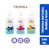 【100% ORIGINAL】TROPIKA Natural Bubble Wash For Kids 230ML Melembut & Melembabkan Kulit/ Merawat Kuli