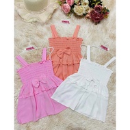 Alia Ribbon Ruffle Baby Kids Dress for 2mos to 1yr old