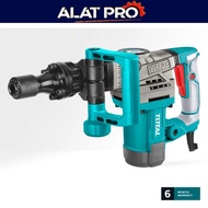 TOTAL TH2130016 Demolition Breaker (1300W/20J) w/ 2Pcs Chisel Bit & Oil Grease In Carrying Case/Box 