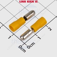 [30 Pieces]- MPD2-156 Cos Male Bullet Head 15A Wire Size 1.5-2.5mm2 Yellow Linhkien IC