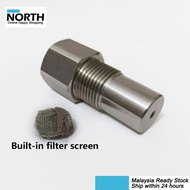 Car modification accessories M18X1.5 stainless steel filtered oxygen sensor adapter extension joint 