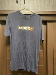 NIKE NSW JUST DO IT BOX 短T 深藍 男款 AA6414-451