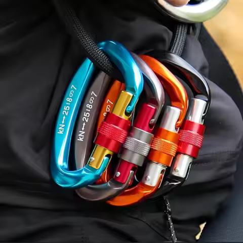 Accessories Outdoor Ascend Security Master Lock Climbing Key Hooks Professional Carabiner Mountainee