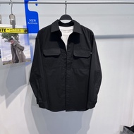 Men's Tooling Embroidered Loose-Fit Outerwear Shirt - B2CHC3262