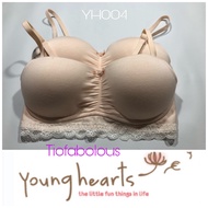 Young Hearts YH004 Peach Lace Bra