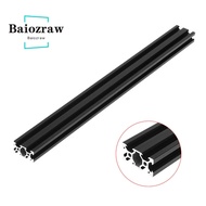 V-slot 2040 Black Anodized Aluminum Profile EU Standard  Extrusion 100mm-800mm Linear Rail for CNC 3