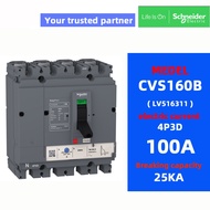 Original SchneIder CVS160B 160A 3P3D LV516303 25KA Molded Case Circuit Breaker CVS160F LV516332 36KA