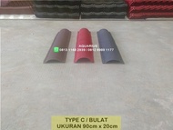 ATAP NOK GENTENG METAL PASIR WUWUNGAN / KERPUS TYPE C