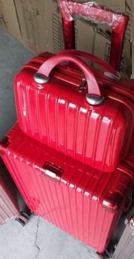 ONE - 子母行李箱手提化妝箱20吋（大紅）