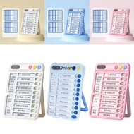 Onione Chores Chart for Kids Portable Daily Checklist Board Self-discipline Chores Chart Adults Sche