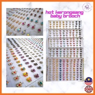 [RAYA 2021] HOT Kerongsang baby brooch pin tudung 1pc/3pcs/5pcs mix cute design pin brooches [READYSTOCK]