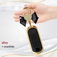 MAZDA 2 3 5 6 CX3 CX4 CX5 CX7 CX8 CX9 Leather Car Key Case Cover Accessories