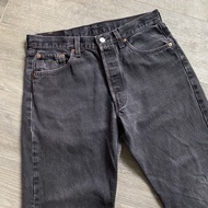 90’s LEVI’S 501 BLACK VINTAE MADE IN USA DENIM JEANS CLASSIC ORIGINAL LEVIS 1990s 90s 黑牛 美版