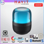 HAVIT SK889BT Multi Color Ambient LED Light Bluetooth Portable Wireless Speaker