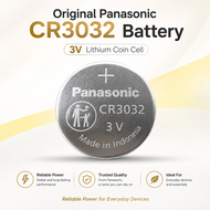 Original Panasonic CR3032 battery Car key remote control battery Sensor high temperature resistant c