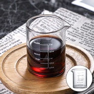 [Simhoa3] Clear Glass Espresso Glass Measuring Cup for Measurement 3.38