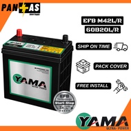 [Install Support] YAMA Ultra Power EFB M42 L/R | NS40 | B19 | MF Car Battery Bateri Kereta ATIVA ARU
