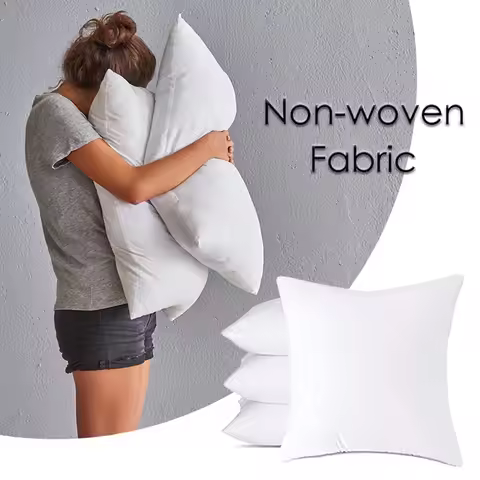 Home Hotel Pillow Inner Filling Cotton-padded Headboard Cushion Core Non-woven With Woolen Cloth 35x