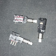 DPDT switch mini switch 2x3 6pin on off mute lph hpf small mixer 6 pin F Fajar electro 2