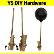CITY Brass Float Valve size ½" , ¾" or Poly Float Ball+ Float Valve or Poly Float Ball