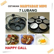 ORIGINAL CETAKAN HAPPY CALL 7 LUBANG LUMPUR APEM SNACK MAKER KUE MARTABAK MINI