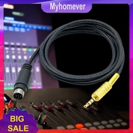 【MYHOMEVER】 1M Ham Radio PTT Adapter FT-857/-817/-991 Radio Connection Cable Mini DIN 6 To 3.5mm Ste