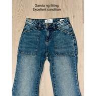 C0TT0N 0N Denim Flare Jeans Higwaist Excellent Condition