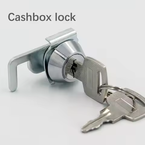 Mini Cam Lock with Quick Clip For Cash Tray Box POS Drawer Lock Money Case Security Cabinet Airbox L