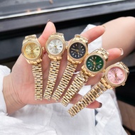 New Arrival Luxury New Style Labor Home Log Series Steel Band Series Quartz Ladies Watch Calendar Di