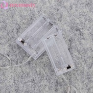 MXMUSTY Battery Storage Boxes 2X 3X for AA Battery Battery ABS  Cases 3V 4.5V Battery Holder