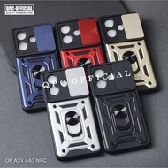 Oppo A5i Oppo A3X Oppo A3 Nfc Oppo A3 Pro ARMOR SLIDE PROTECT CAMERA Case Robot Slide Camera + RingS