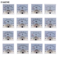 FAKEME DC 0-1mA Analog Amp Meter Ammeter Current Panel Ampere Meter Milliammeter