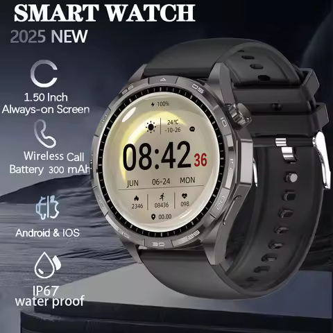 2025 New Watch 6 Series Smart Watch Men AMOLED Screen Heart Rate Health Monitoring Call Business Sma