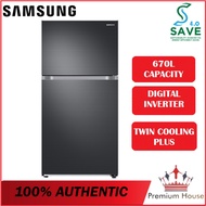 SAMSUNG 670L RT21M6211SG/ME Gross Refrigerator Inverter 2 Door Fridge Peti Sejuk Peti Ais 2 Pintu