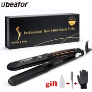 Ubeator Ceramic Steam Hair Straightener Fast Heating Hair Flat Iron-with box