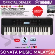 [READY STOCK] YAMAHA MUSIC PSR-E383 HOME DIGITAL PORTABLE PIANO KEYBOARD【现货供应】雅马哈 音乐 家居 轻便 电子 钢琴 键盘