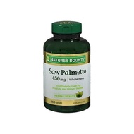 Nature's Bounty Saw Palmetto 450 mg Capsules 250 ea (Pack of 5)