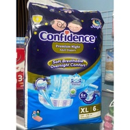 Confidence Pampers Adult uk XL6 Adhesive