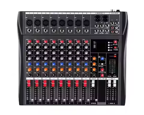 Professional Digital Audio Console Music Mixer with Reverberation for Sound Card Users Digital Audio