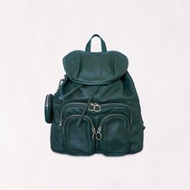 Enzo 輕軟真皮寬版肩帶後背包