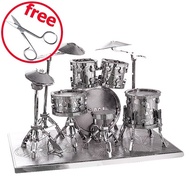 2017 Drum Set P032S Toy 3D Puzzle DIY Piececool Metal Models， Puzzle 3D Metal Models Brinquedos， Kid