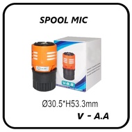 Spool Microphone Vocal kabel dan wireless - Spul Mic 30 mm V - AA