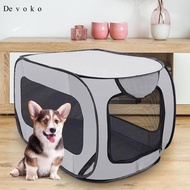 [Devoko] Portable Pet Dog Playpen, Foldable Dog Crate,Pet Travel Crate Cat Kennel for