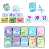 TGD Early Learning Flash Card Kad Animal Shape Colour Body Number Alphabet Fruit Weather Kids Educat