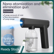 Wireless Nano Spray Machine Sanitizer Handheld Wireless Portable Blue Light Nano Disinfection Fogging Spray Gun