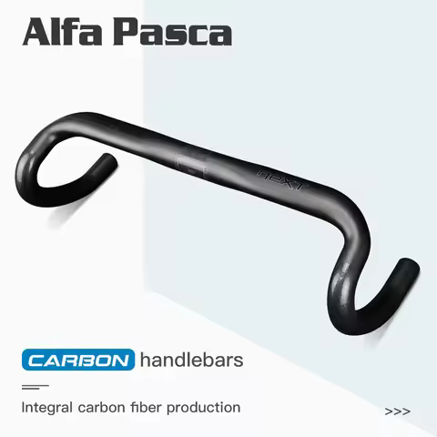 Alfa Pasca 31.8mm Carbon Drop Bar Road Cycling Bike Handlebars 31.8x400/420/440mm Carbon Speed Exter