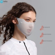 ISITA Face Cover, Summer Face Mask Ice Silk Mask, Adjustable Eye Protection Solid Color Face Scarves Face Gini Mask Outdoor