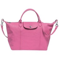 粉紅色小羊皮Longchamp Bag短柄m size